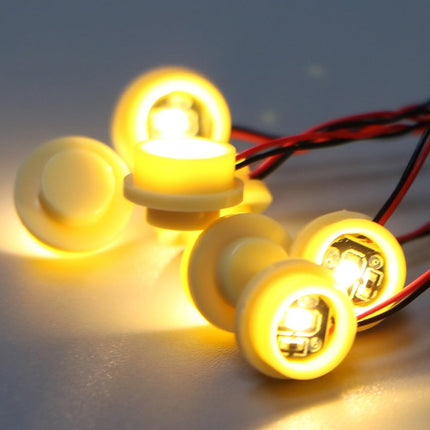 TEDDOO 14PCS LED Lights 1X1 Circular Dot Compatibl