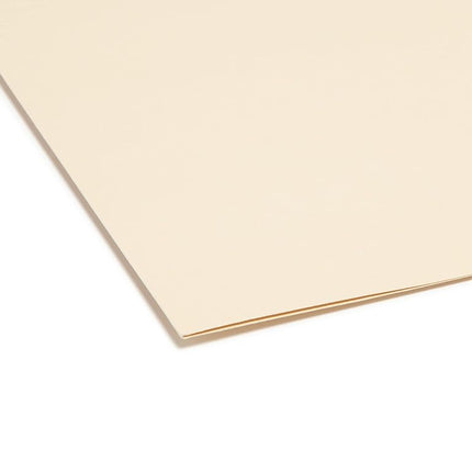 Smead 100% Recycled File Folder, 1/3-Cut Tab, Letter Size, Manila, 100 Per Box (10339)