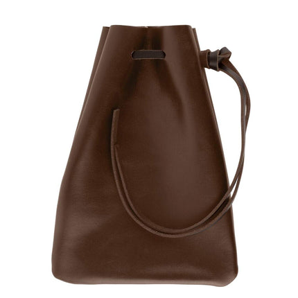 Leather Drawstring Pouch, Coin Bag, Medicine Tobac
