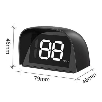 Shkalacar Car Digital GPS Speedometer Car HUD Heads Up Display with Speed, Mph/Kmh，USB Plug and Play for All Car