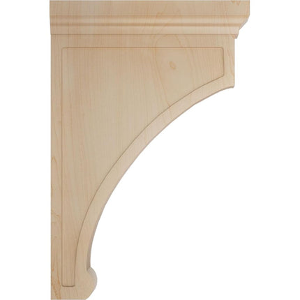 Ekena BKTW02X08X12GOMA 2 1/2-Inch Width x 8-Inch Depth x 12-Inch Height X-Large Gomez Wood Bracket - Maple