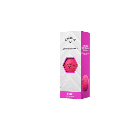 Callaway Supersoft 2025 Golf Balls, Pink (Pack of 12)