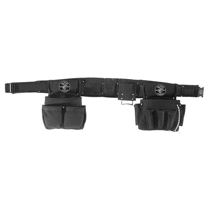Klein Tools 5710L Electrician's Padded Tool Belt/Pouch Combo, 27 Pockets, 4-Piece, Large, Reinforced Bottom Pouches, Heavy Duty Nylon Webbing, Double Stitched