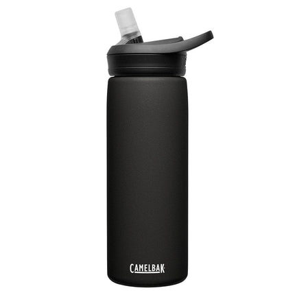 Botella de agua CamelBak Eddy+ con pajita de 591 ml - Acero inoxidable aislado, negra