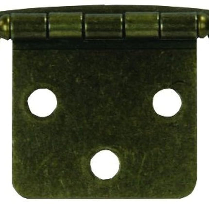 JR Products 70605 Antique Brass Free Swing Flush Mount Hinge