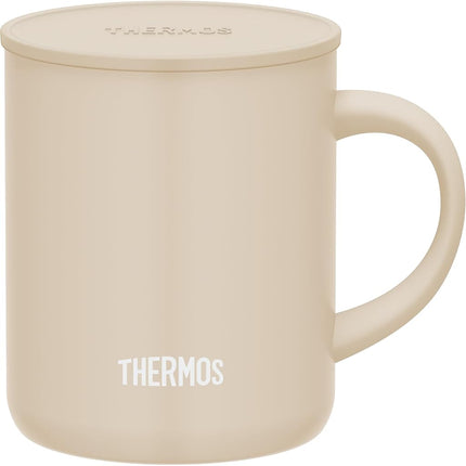 Thermos JDG-352C BE Vacuum Insulated Mug, 11.8 fl oz (350 ml), Beige