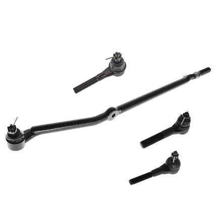 TRQ Front Inner and Outer Tie Rod Set 4 Piece