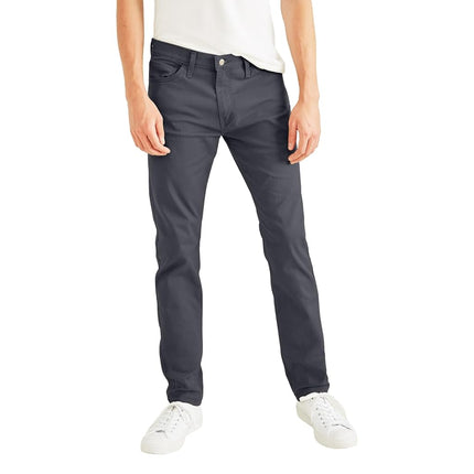 Pantalones casuales Dockers para hombre, corte jean, ajuste delgado, tecnología All Seasons - Gris - 31W x 30L