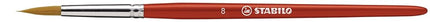 STABILO Multi Talented Pencil - Woody 3 In 1 Wallet of 18 Assorted Colours + Sharpener & Paint Brush