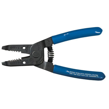Klein Tools 1011 Multi-Purpose Wire Stripper and Cutter for 10-20 AWG Solid Wire and 12-22 AWG Stranded Wire Blue