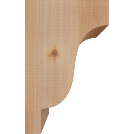 Ekena Millwork COR06X08X12NEW00SWR Newport Smooth Corbel, 5 1/2" Width x 8" Depth x 12" Height, Western Red Cedar