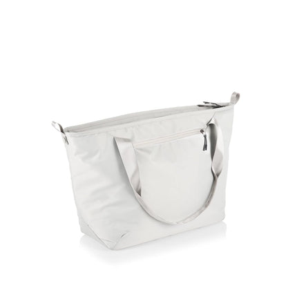 Sac isotherme ONIVA Tarana fabriqué à partir de matériaux recyclés, sac isotherme souple, glacière pique-nique recyclée, (Gris Halo)