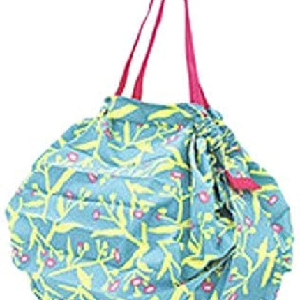 MARNA Reusable Shopping Grocery Compact Foldable Tote Bag M (flower leaf)