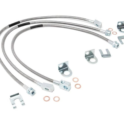 Rough Country Stainless Brake Lines for 1987-2006 