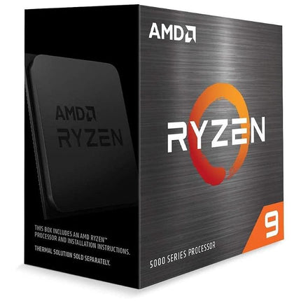 AMD Ryzen 9 5950X Processor (16Cores/32Threads, 105W TDP, Socket AM4, 72MB Cache, Up to 4.9 GHz Max Boost, no cooler)