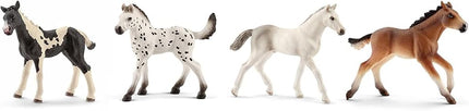 Schleich Horse Club - 4PC Foal Horse Toy Playset - Kids Ages 5+ | 77586