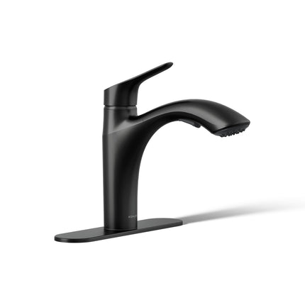 Kohler 30468-BL Rival Single Handle Pull-Out Kitch