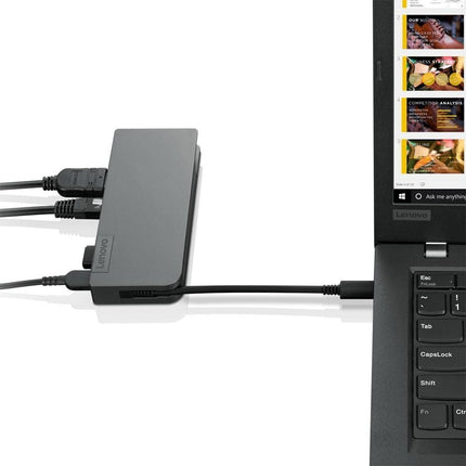 Lenovo Powered USB-C Travel Hub (4X90S92381), Black