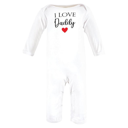 Monos de algodón Hudson Baby unisex para bebé, niña-papá rojo negro, 0-3 meses, niña-papá rojo negro, 0-3 meses