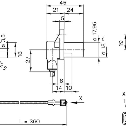 Bosch 0261210104 Rot.-Speed Sensor