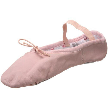Bloch Unisex-Child Dance Girl's Bunnyhop Full Sole Leather Ballet Slipper/Shoe, Pink, 9.5 Narrow Toddler