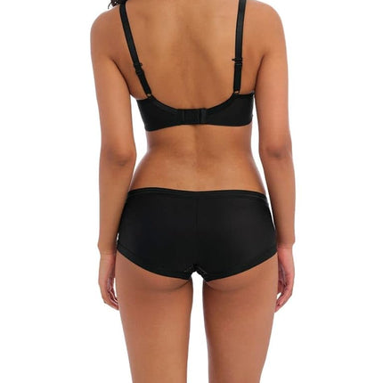 Freya Women's Tailored Underwire Molded Plunge T-Shirt Bra, Black, 34E