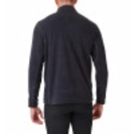 Polaire demi-zippée Columbia Klamath Range II pour homme, micro-polaire légère, protection solaire, noir, grande taille