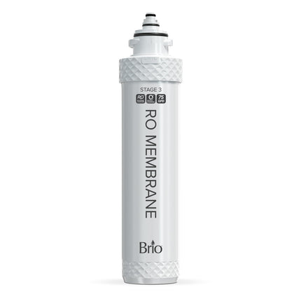 Brio NFMRO75GPD Water Filter, Polypropylene, White