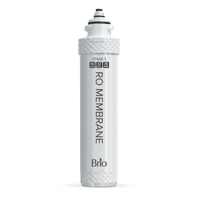 Brio NFMRO75GPD Water Filter, Polypropylene, White
