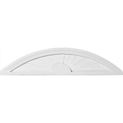 Ekena Millwork PED40X09X01SE 40-Inch W x 9-Inch H x 1 3/4-Inch P Elliptical Sunburst Pediment