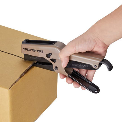 Spec Ops Tools Elite Duty Packaging Plier Stapler, 7/16 Crown, 1/4" - 3/8" Leg Length Staples, 3% Donated to Veterans