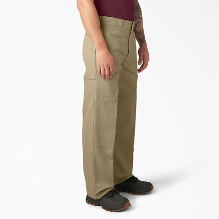 Pantalon de travail ample double épaisseur pour homme Dickies, Kaki, 38W x 36L