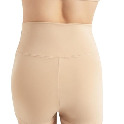 Capezio High Waisted Shorts, Nude, X-Small