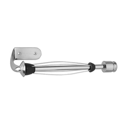 Kamenstein Perfect Tear Patented Wall Mount Paper Towel Holder, 14-Inch, Silver, Rounded Finial