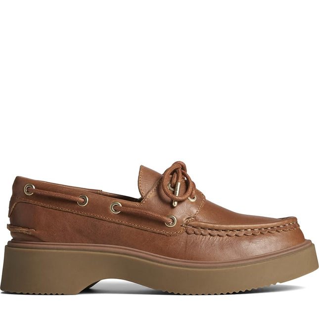 Sperry Ladies Footwear Women's Bayside Boat Shoe, Sahara, 6.5 Wide