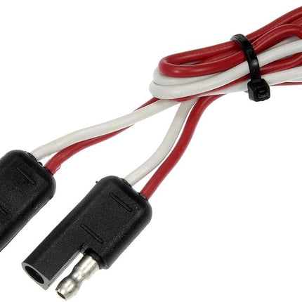 Dorman Metal/ABS Connector, 2 Way Flat, 5.5x3.46x0.75 inches, Trailer