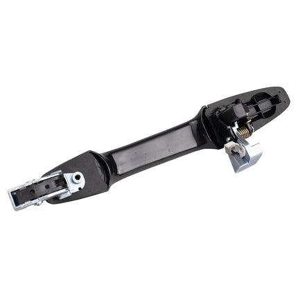 TRQ Rear Left Exterior Door Handle Black Drivers Side Compatible with 2006-2011 Honda Civic