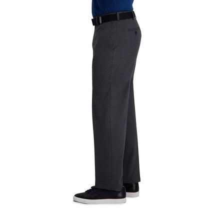 Haggar Men's PLN Cool Right Pant, Dark Grey, 34 X 30