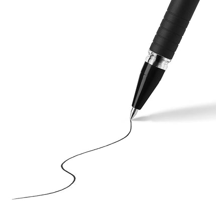 BIC Gel-ocity Gel Stic Black Gel Pens, Medium Point (0.7mm), 8-Count Pack, Smooth Writing Gel Pens With Comfortable Grip