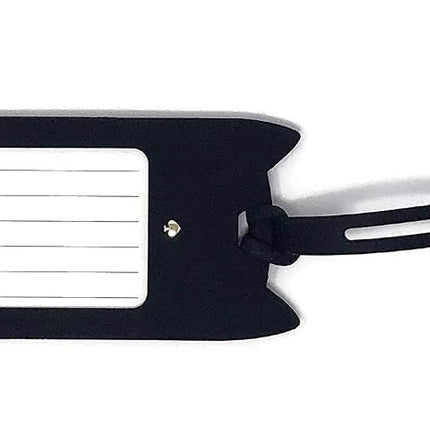 Kate Spade New York Silicone Luggage Tag with Durable Strap, Black Cat