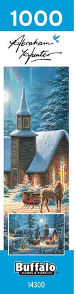 Buffalo Games - Abraham Hunter - Silent Night - 1000 Piece Jigsaw Puzzle for Adults - Challenging Puzzle Perfect for Game Nights - Finished Size is 26.25 x 19.75