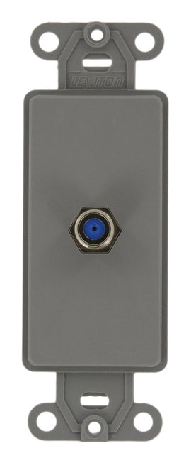 Leviton 40681-T Decora Insert, F Connector, Light 