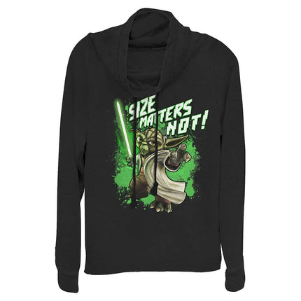 Star Wars Clone Wars No Matter Pull Col Bénédiction Manches Longues Femme, Noir, Large