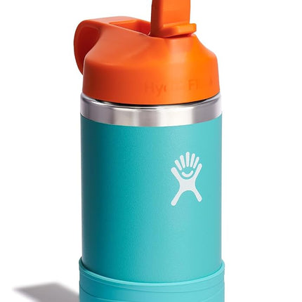Hydro Flask 12 Oz Kids Wide Mouth Straw Cap and Boot Seaspray