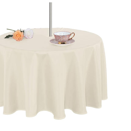 Fitable Outdoor and Indoor Tablecloth, Beige, 60 I