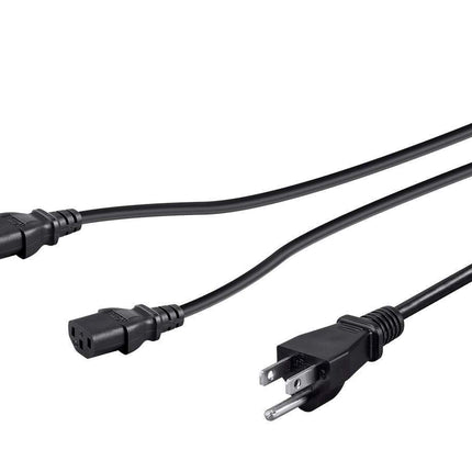 Monoprice Power Cord Splitter - NEMA 5-15P to 2X I