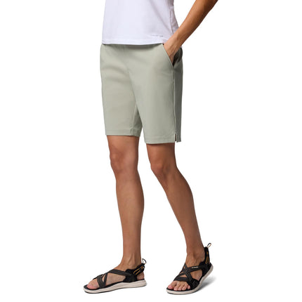 Columbia Womens All Seasons Long Short, Safari, Small/11 Inseam
