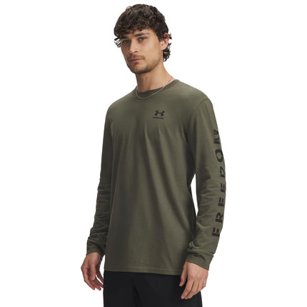 Under Armour Mens Freedom Flag Long Sleeve T Shirt