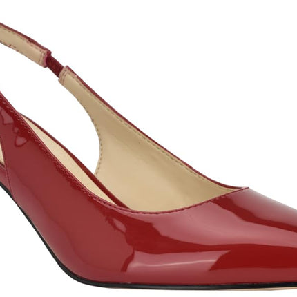 Nine West Women's Annae Pump, Red Patent 610, 9.5 