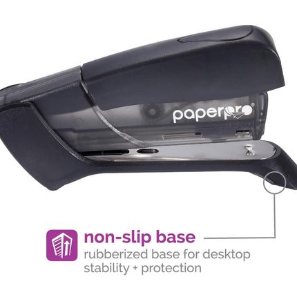 Paper Pro Compact Classic No Effort, One Finger, 80% Easier Staplers - Great for Carpal Tunnel and Arthritis, Assorted (3054)
